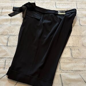 Lane Bryant black  Trouser style Bermuda shorts